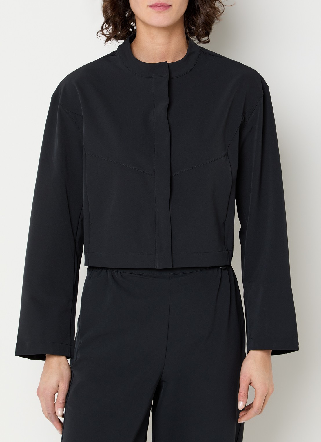 Nike 24.7 jack met steekzakken - detail zwart