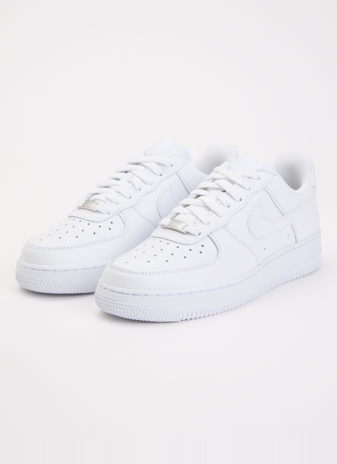 Nike Air Force 1 '07 sneaker van leer - detail wit