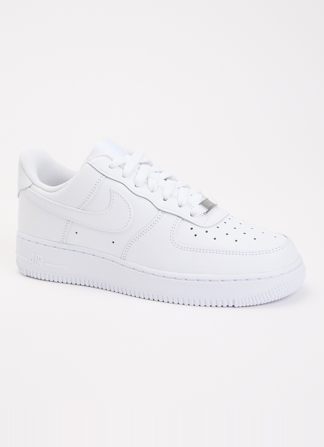 Nike Air Force 1 '07 sneaker van leer - voorkant 5 wit