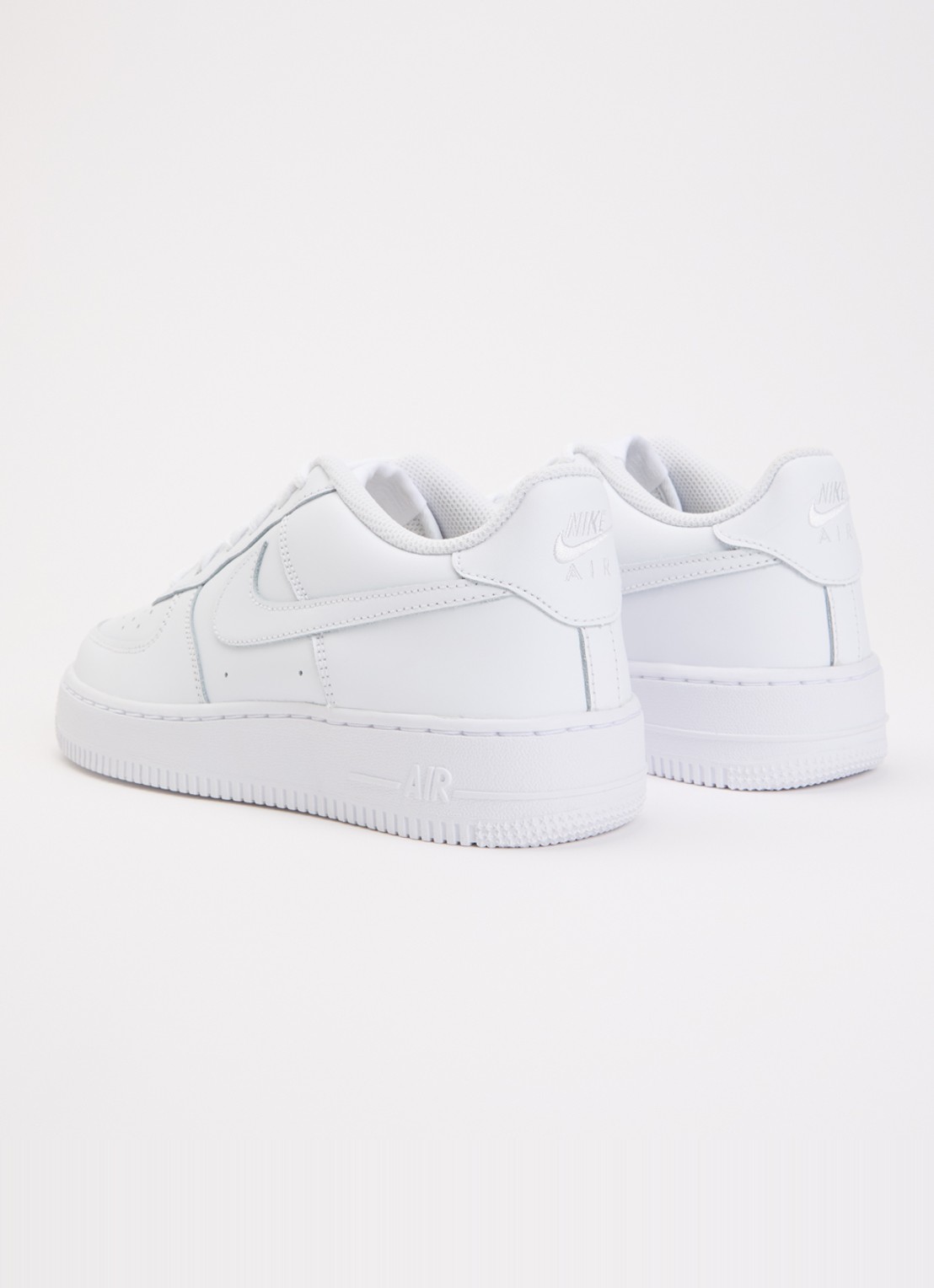 Nike Air Force 1 sneaker van leer - achterkant 2 wit