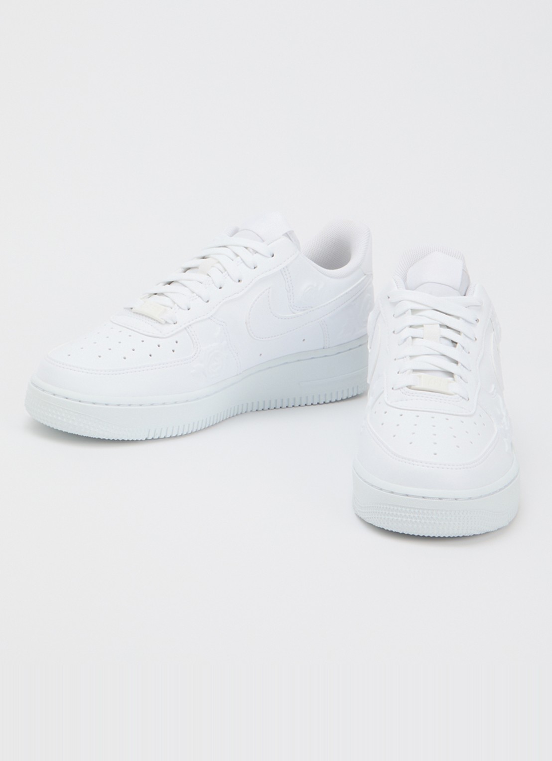 Nike Air Force 1 sneaker van leer - detail 3 wit