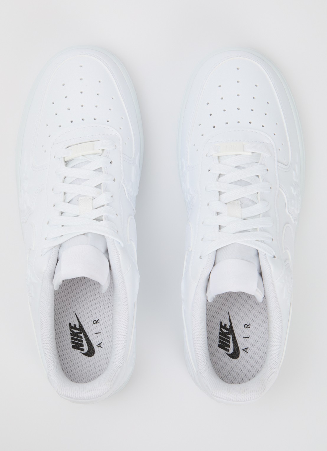 Nike Air Force 1 sneaker van leer - detail 4 wit
