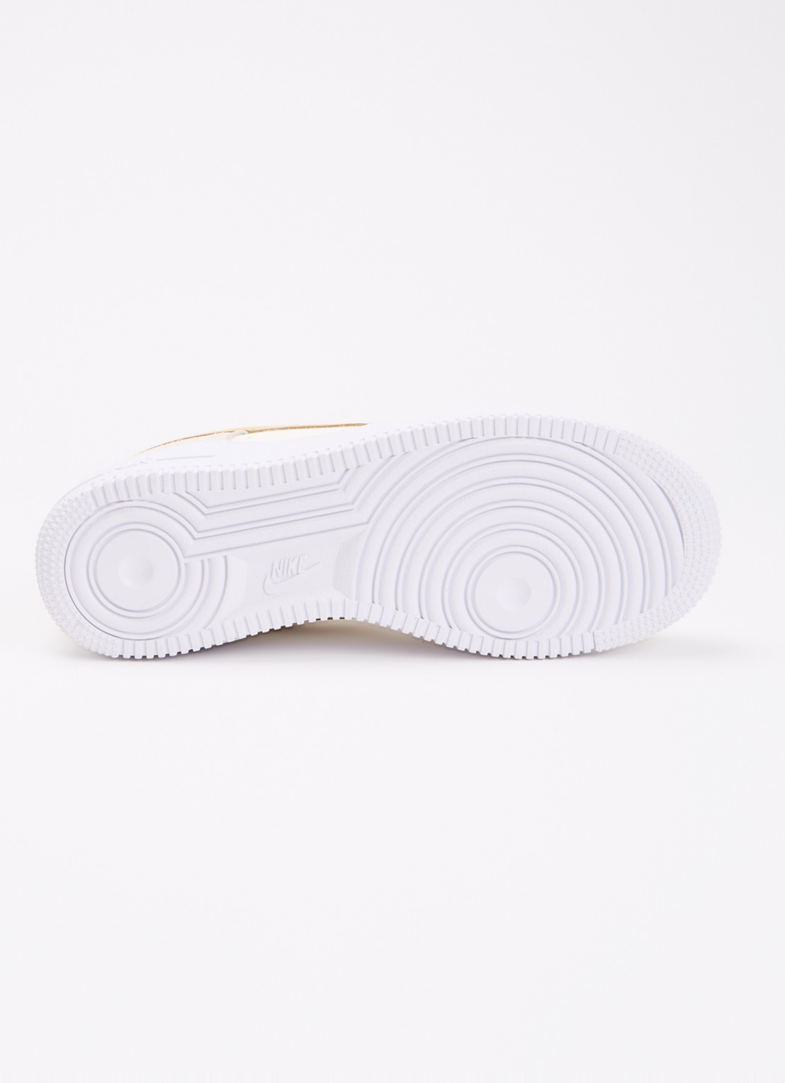 Nike Air Force 1 sneaker van suède met leren details - detail 3 creme