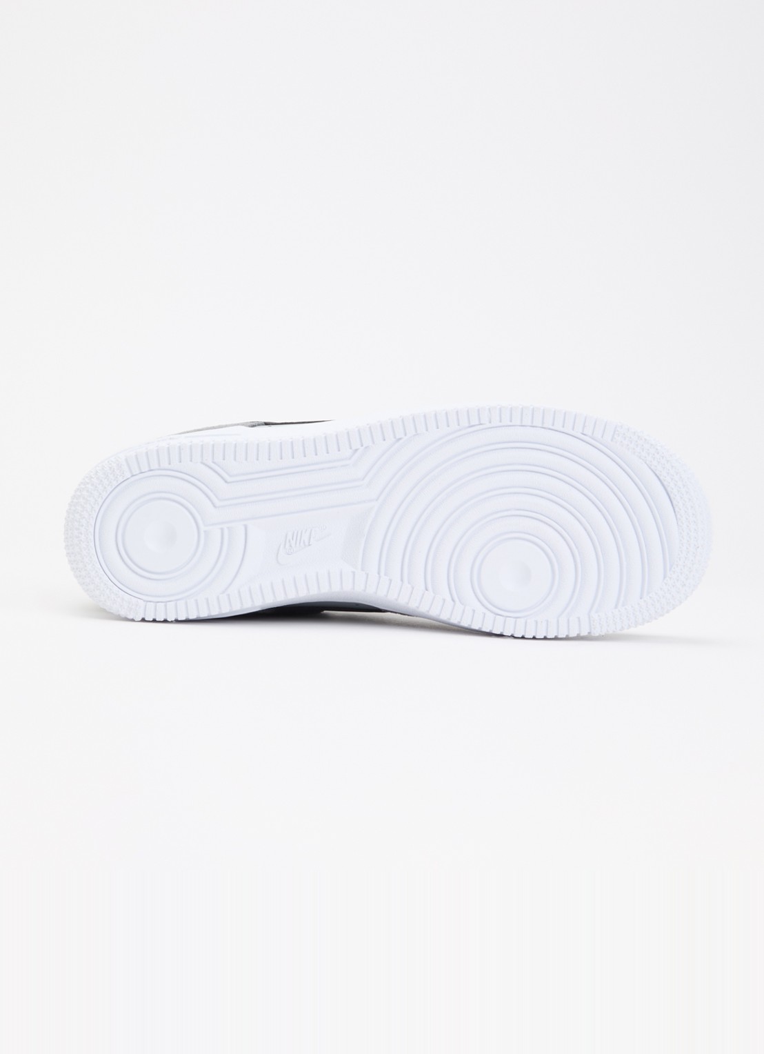 Nike Air Force 1 sneaker van suède met leren details - detail 4 grijsmele