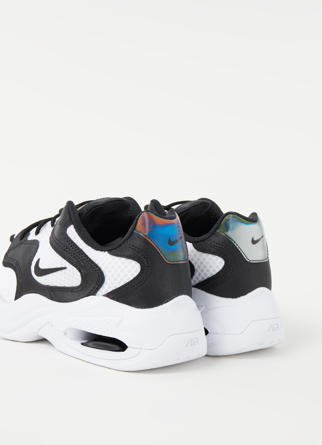 Nike Air Max 2X sneaker met mesh details - detail 2 zwart
