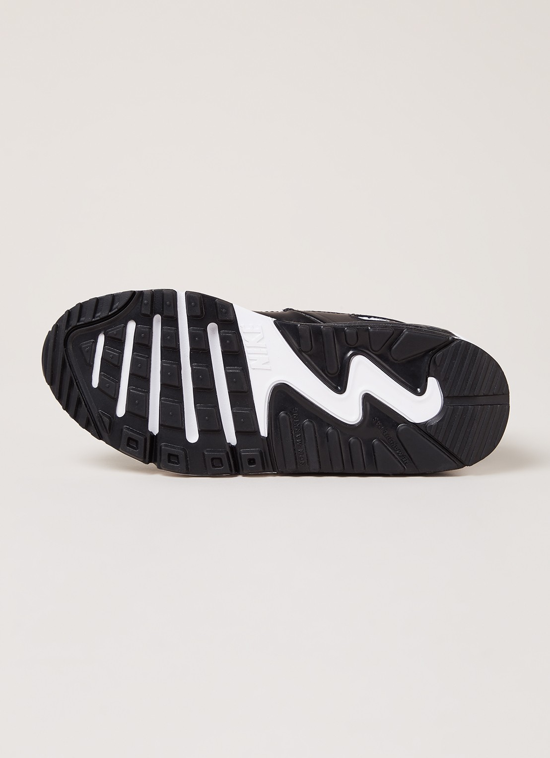 Nike Air Max 90 sneaker van leer - detail 3 zwart