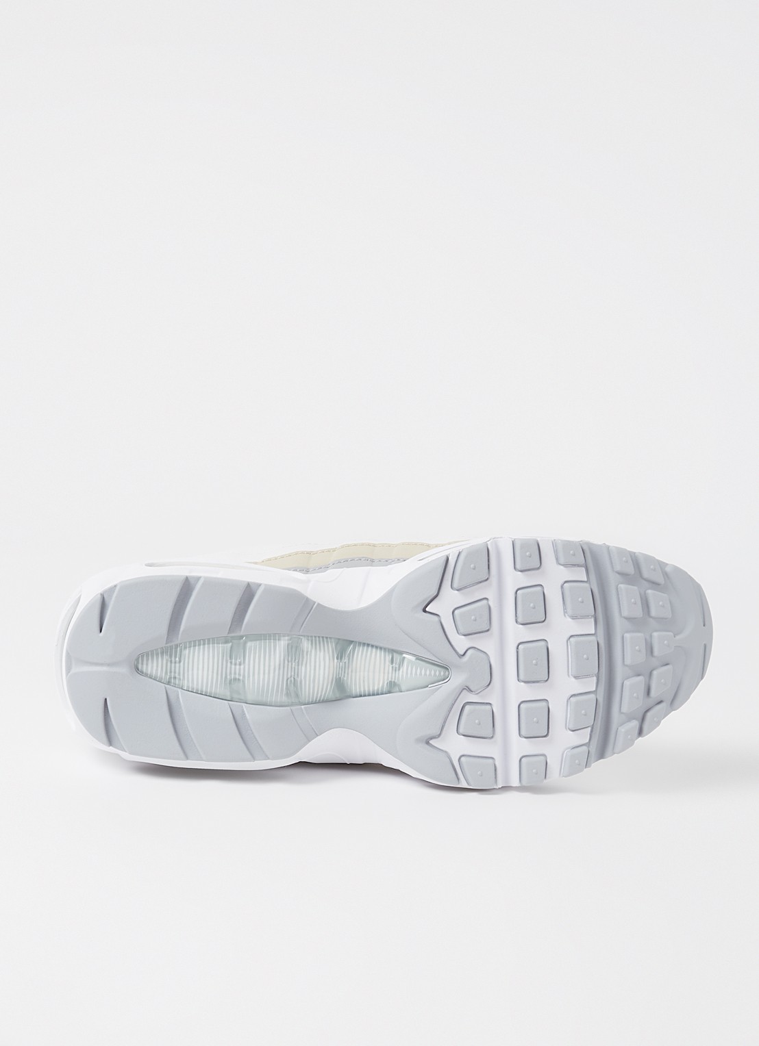 Nike Air Max 95 sneaker met leren details  - detail 5 wit