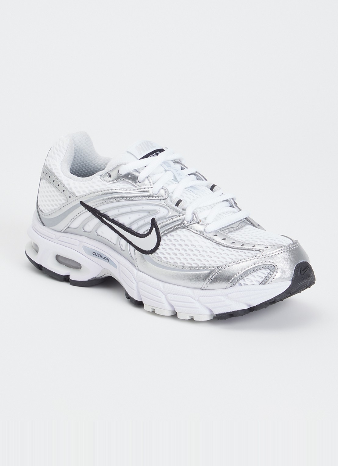 Nike Air Max Moto 2K sneaker met mesh details - voorkant 5 zilver