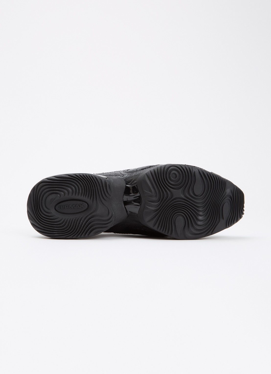 Nike Air Max Muse sneaker met mesh details en crocostructuur - detail 3 zwart
