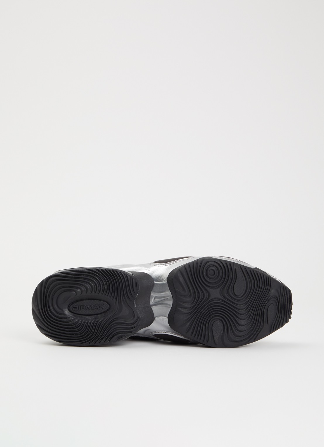 Nike Air Max Muse sneaker met mesh details en metallic finish - detail 4 zwart