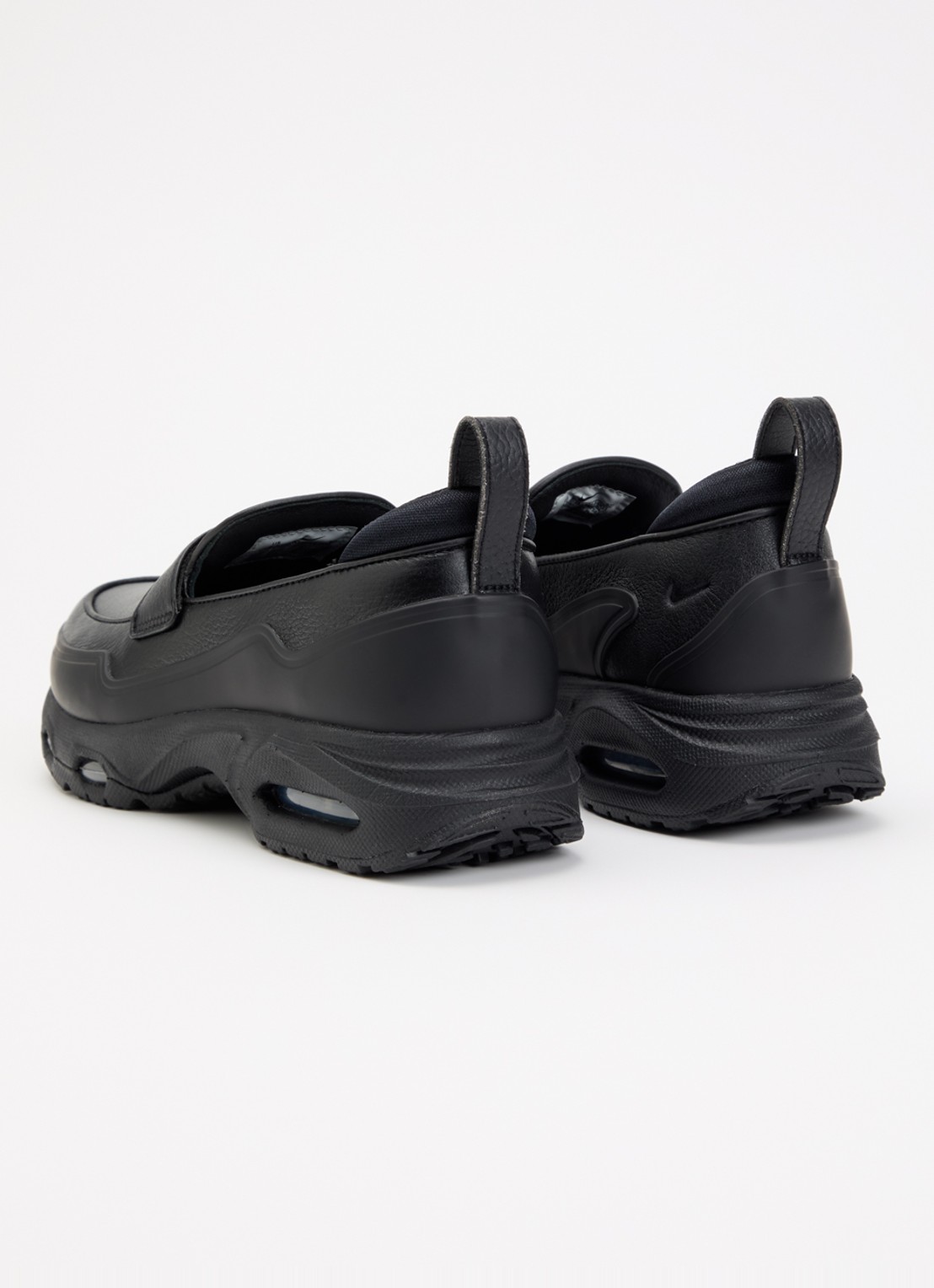 Nike Air Max Phenomena loafer van leer - achterkant zwart