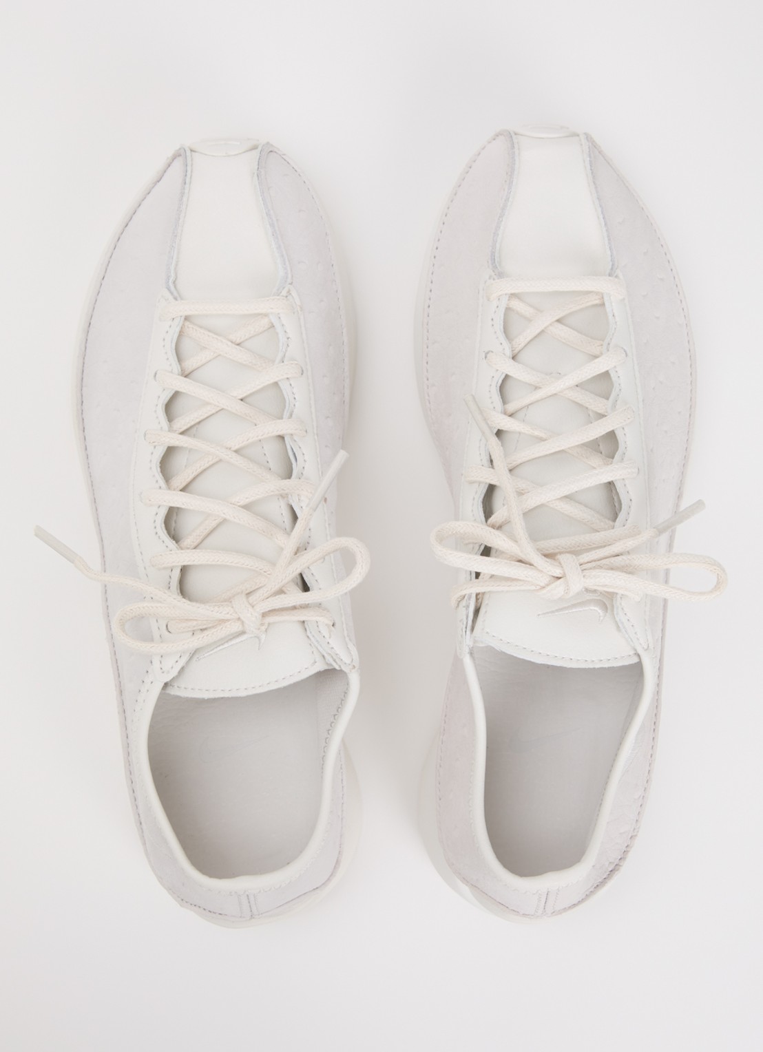 Nike Air Superfly sneaker van leer met structuur - detail 3 gebroken wit