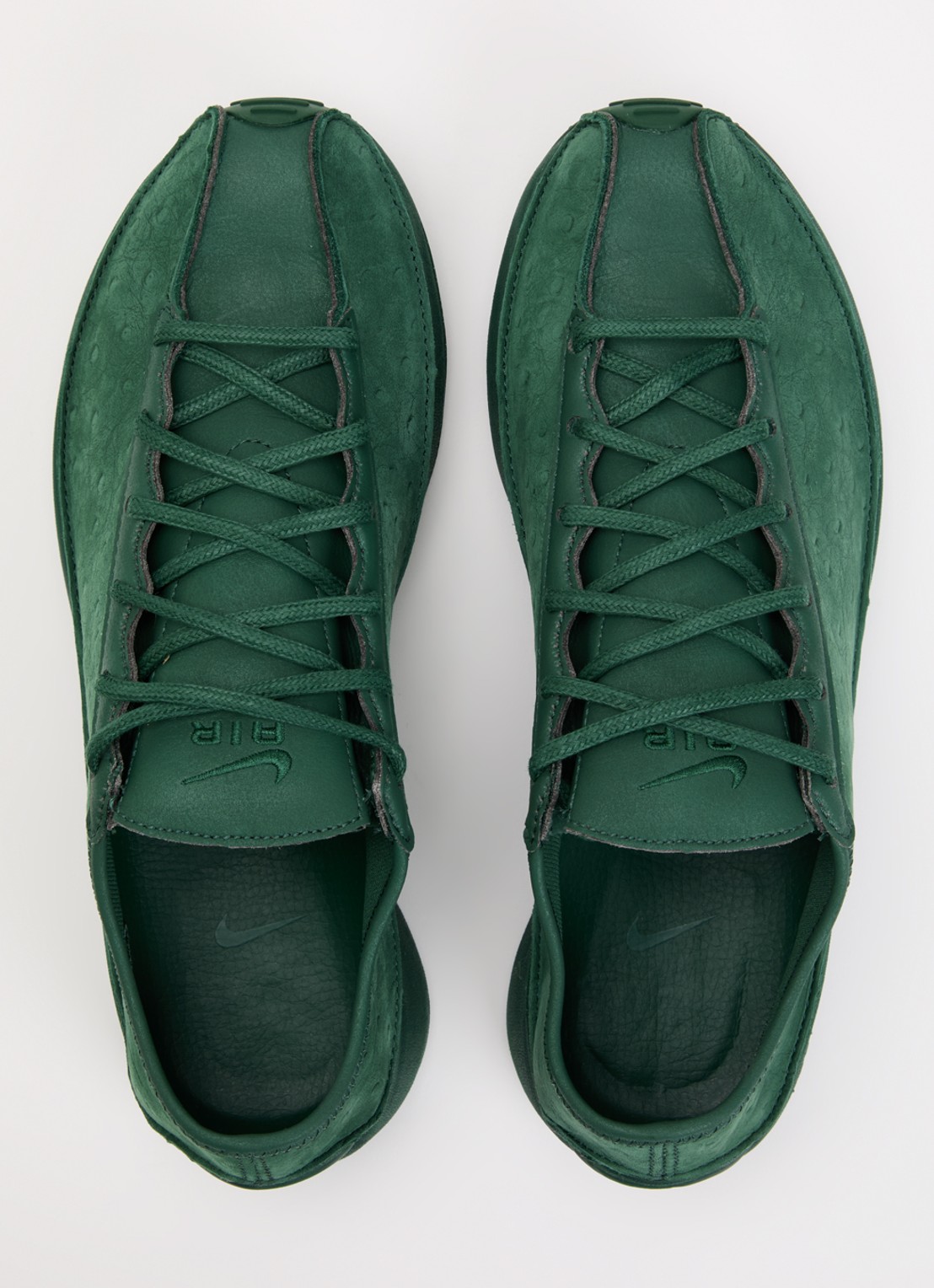 Nike Air Superfly sneaker van leer met structuur - detail 3 groen