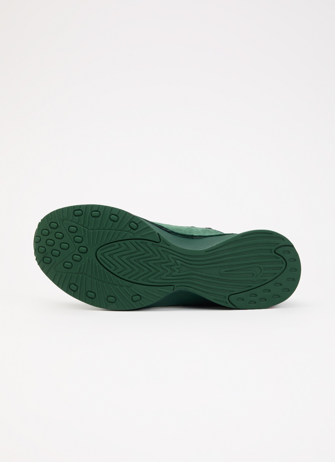 Nike Air Superfly sneaker van leer met structuur - detail 4 groen