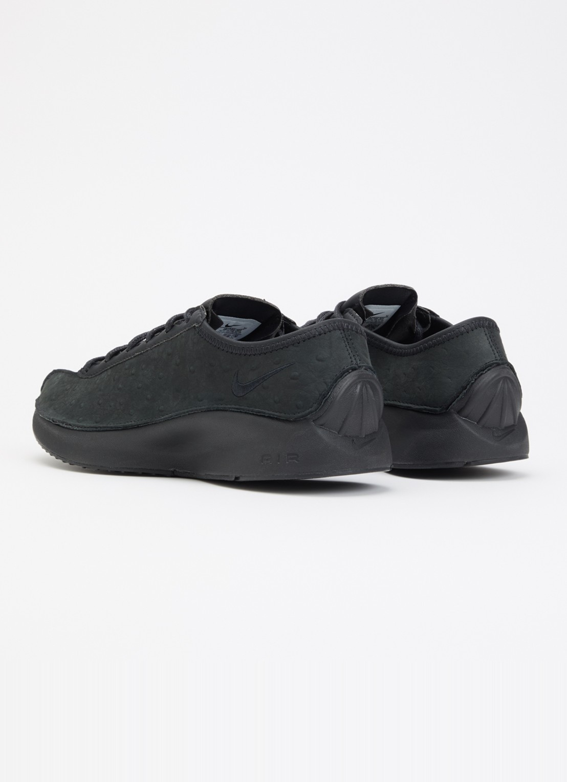 Nike Air Superfly sneaker van leer - achterkant 4 zwart