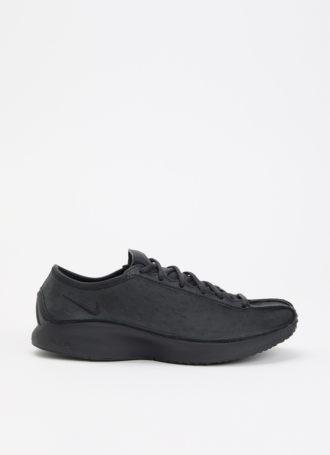 Nike Air Superfly sneaker van leer - voorkant 5 zwart