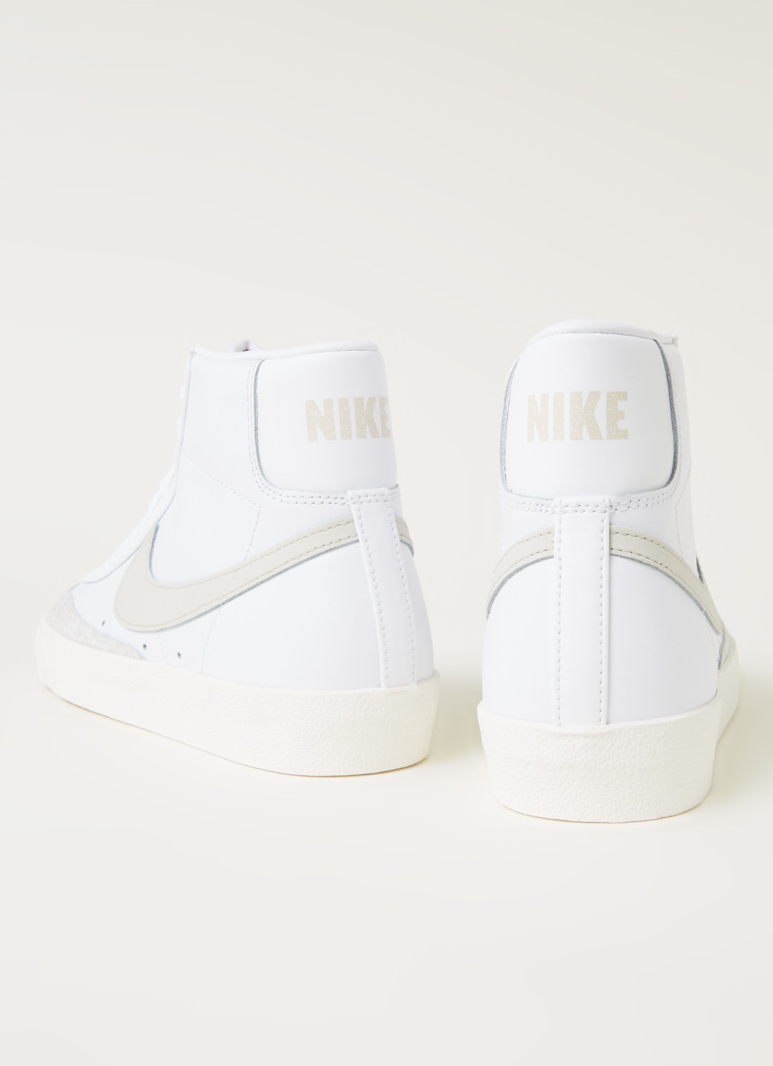 Nike Blazer Mid '77 sneaker van leer - detail 2 wit