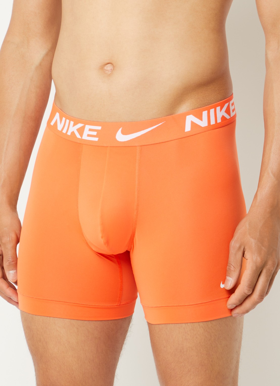 Nike Boxershort met logoband in 3-pack - voorkant 3 orange