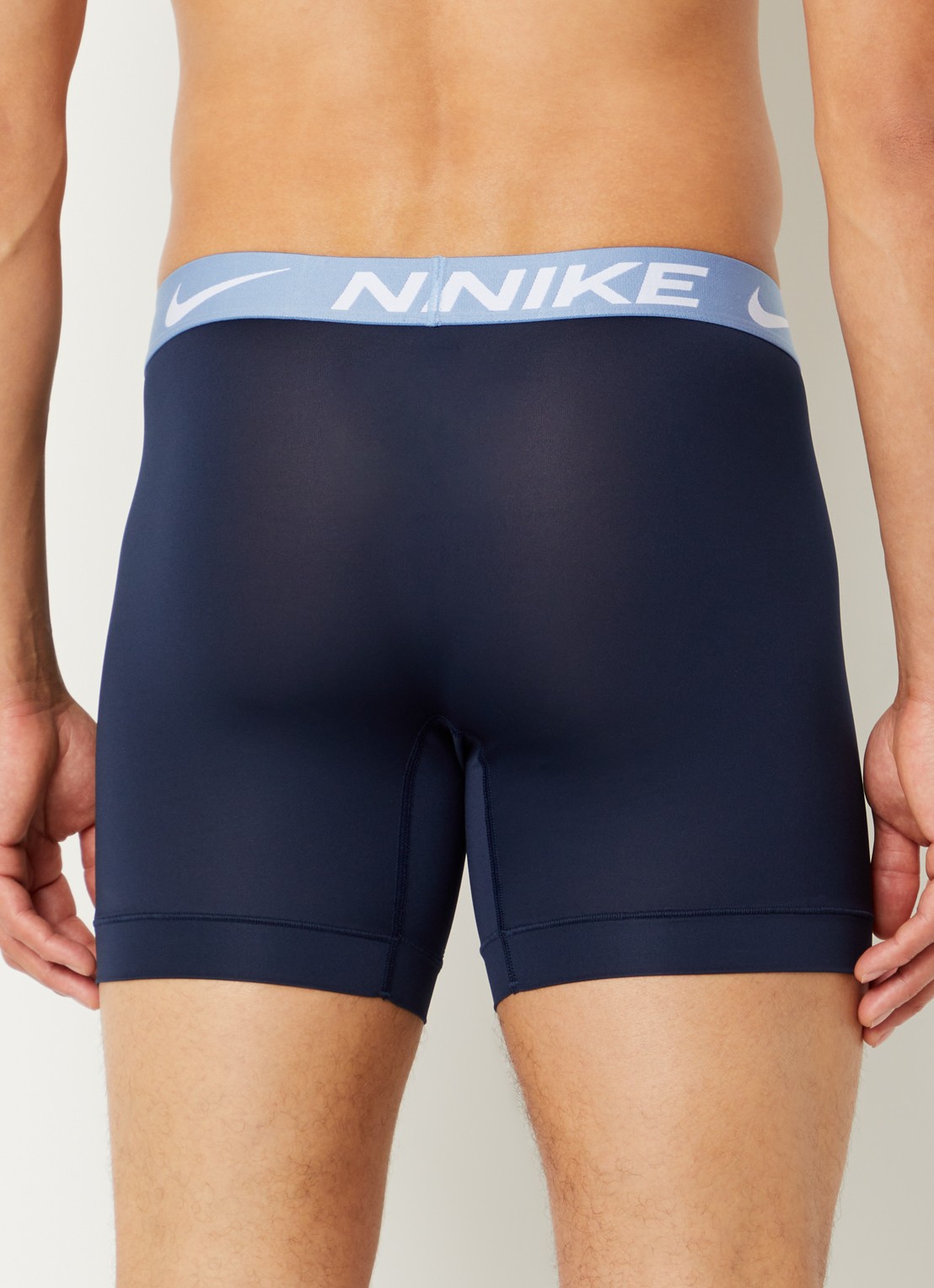 Nike Boxershort met logoband in 3-pack - achterkant 3 donkerblauw