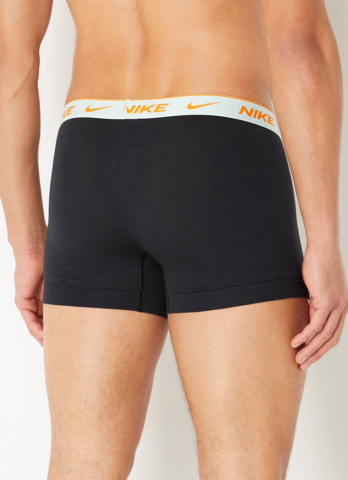 Nike Boxershorts met logoband in 3-pack - achterkant 2 zwart