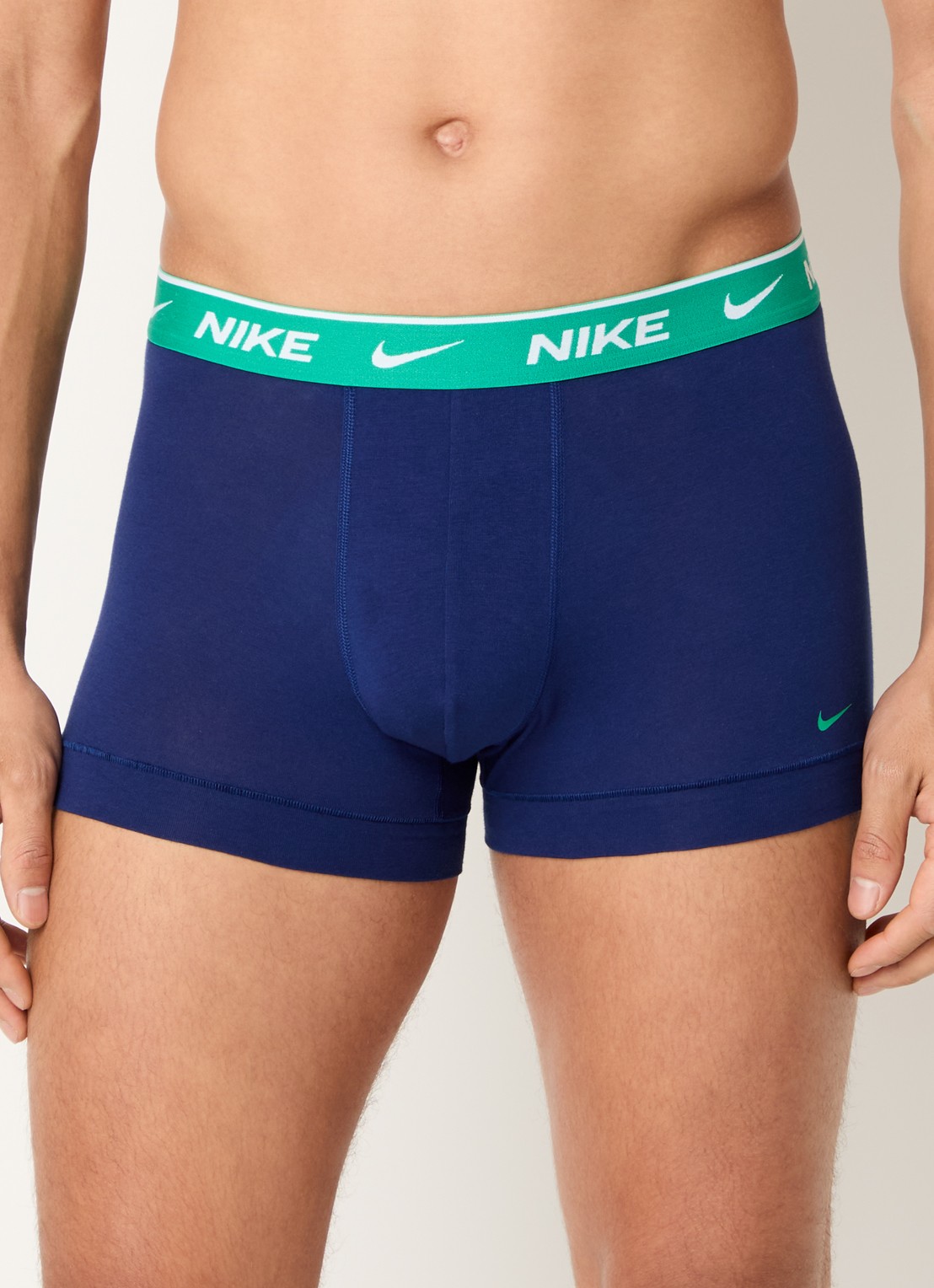 Nike Boxershorts met logoband in 3-pack - voorkant 3 royalblauw