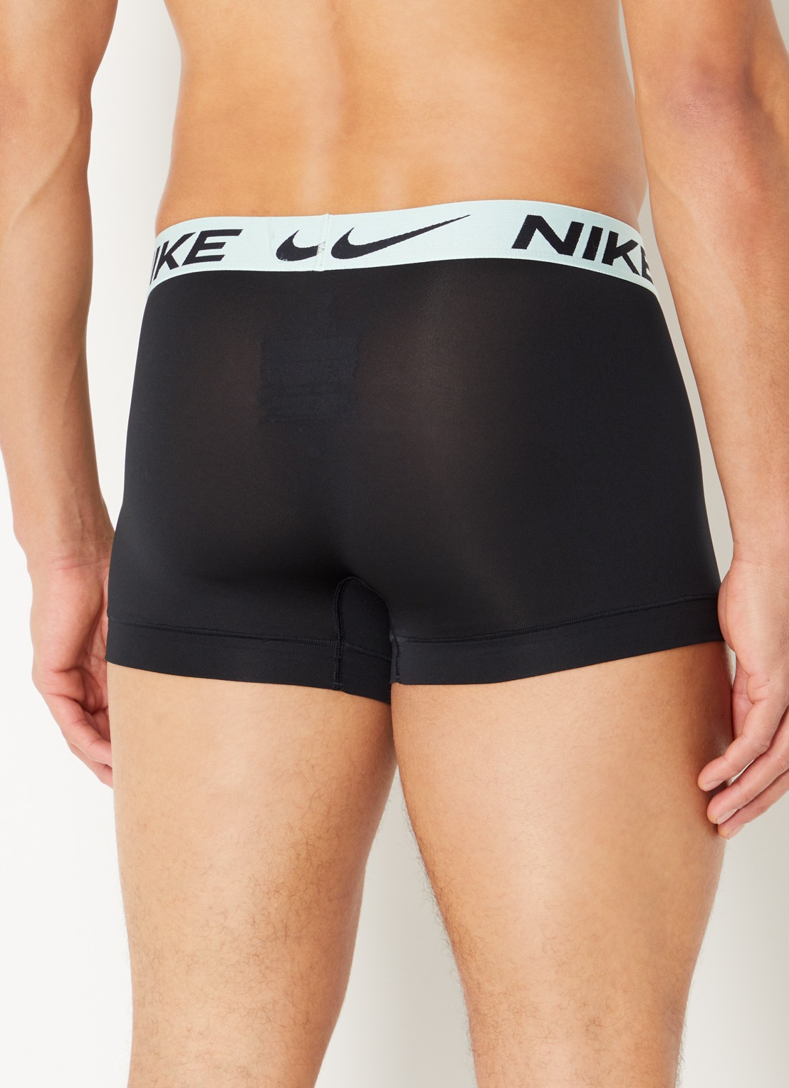 Nike Boxershorts met logoband in 3-pack - achterkant zwart