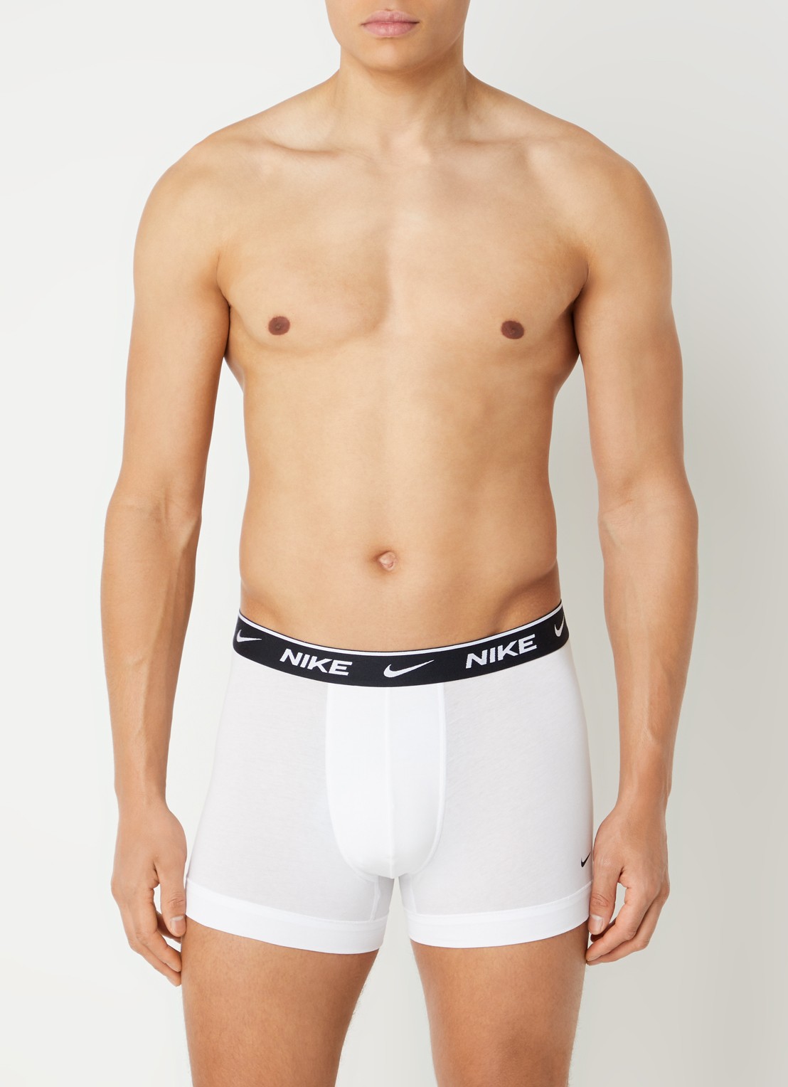 Nike Boxershorts met logoprint in 3-pack - detail 4 wit