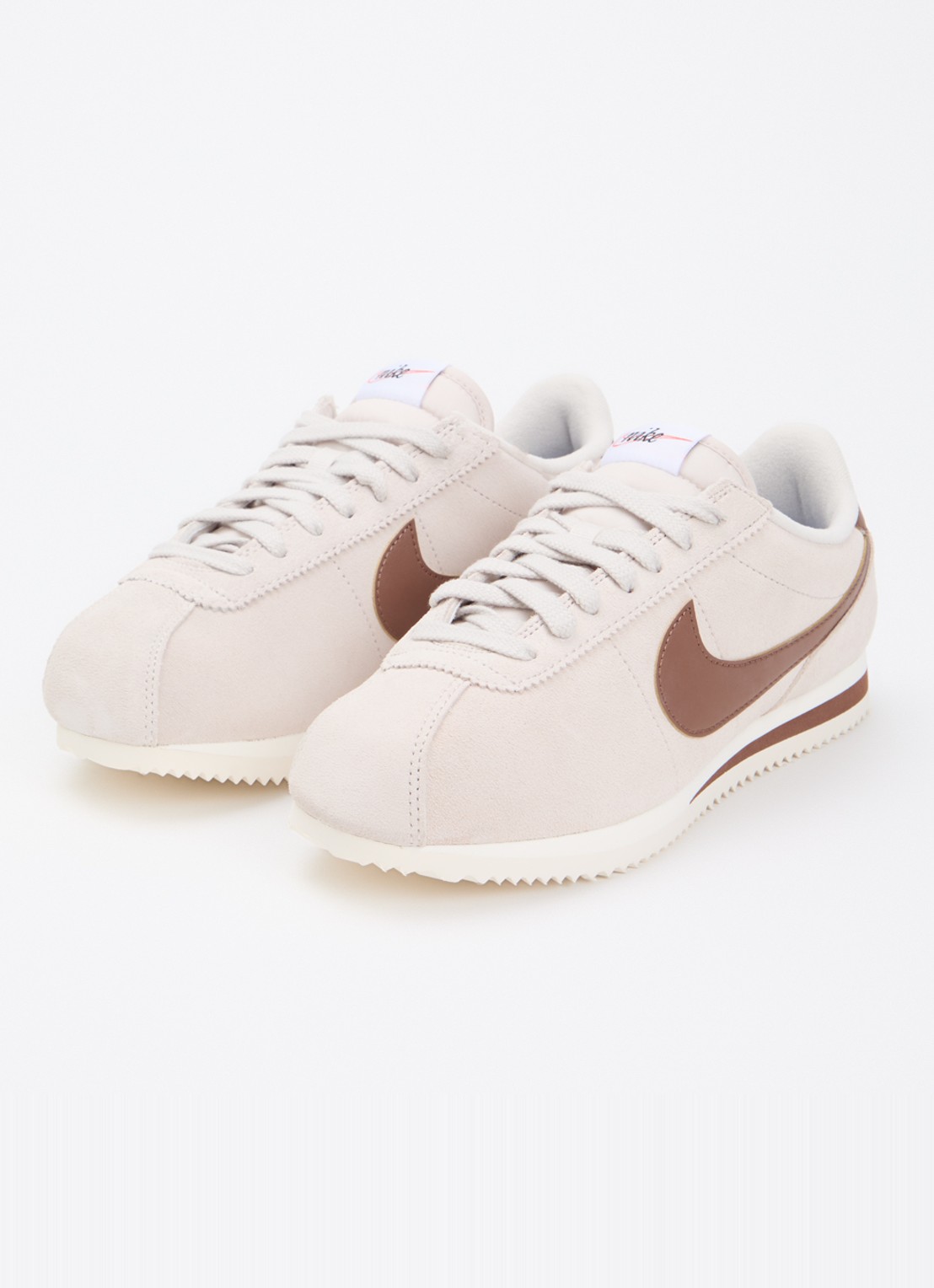 Nike Cortez LT sneaker van suède - detail 2 beige