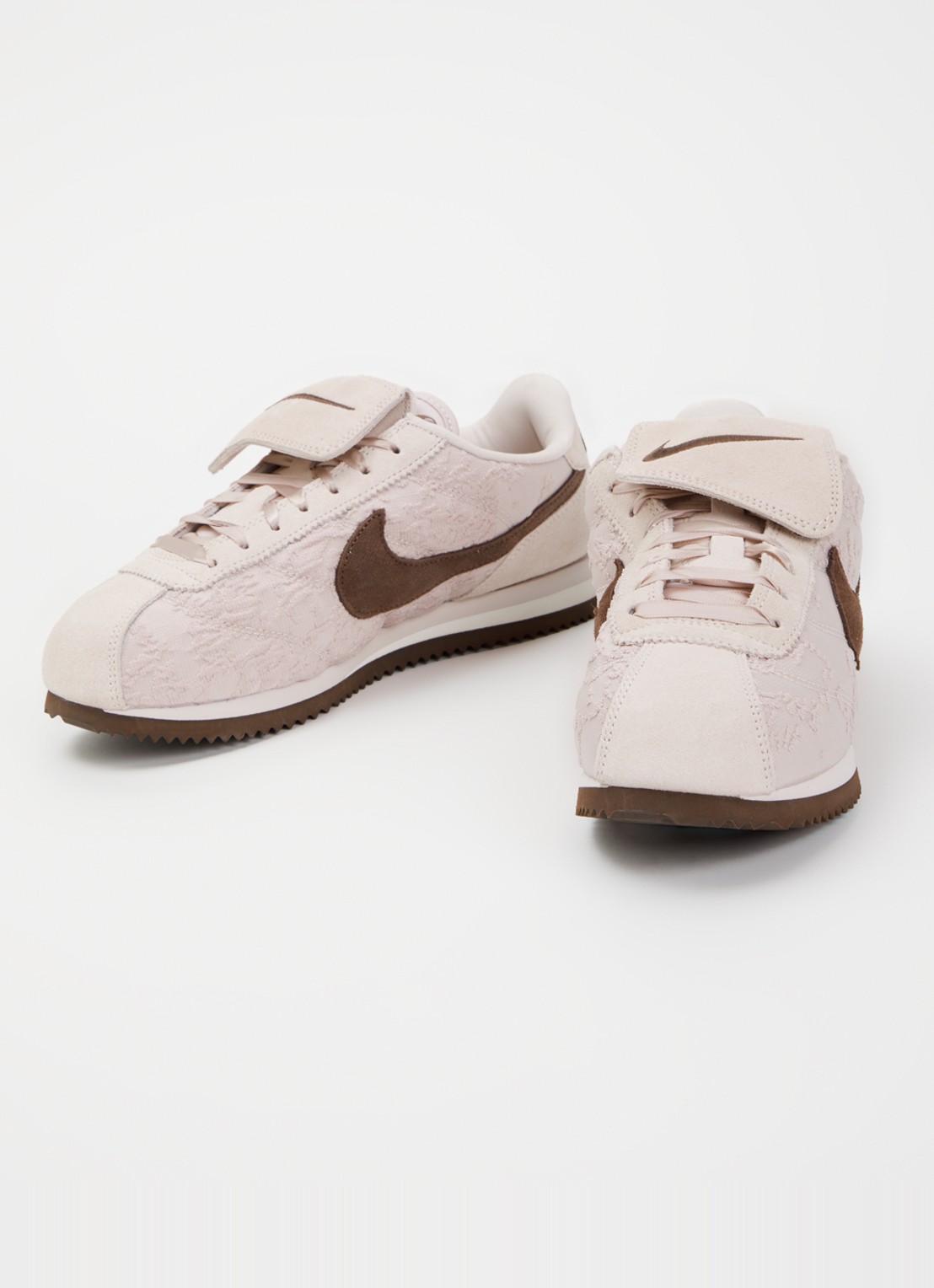 Nike Cortez sneaker met suède details - detail 3 oudroze
