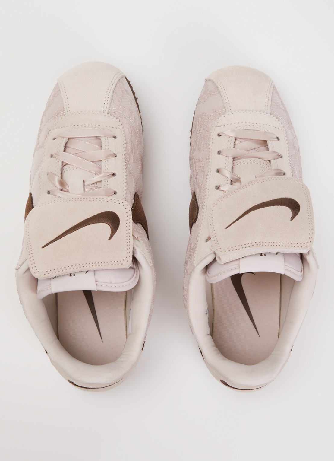Nike Cortez sneaker met suède details - detail 4 oudroze