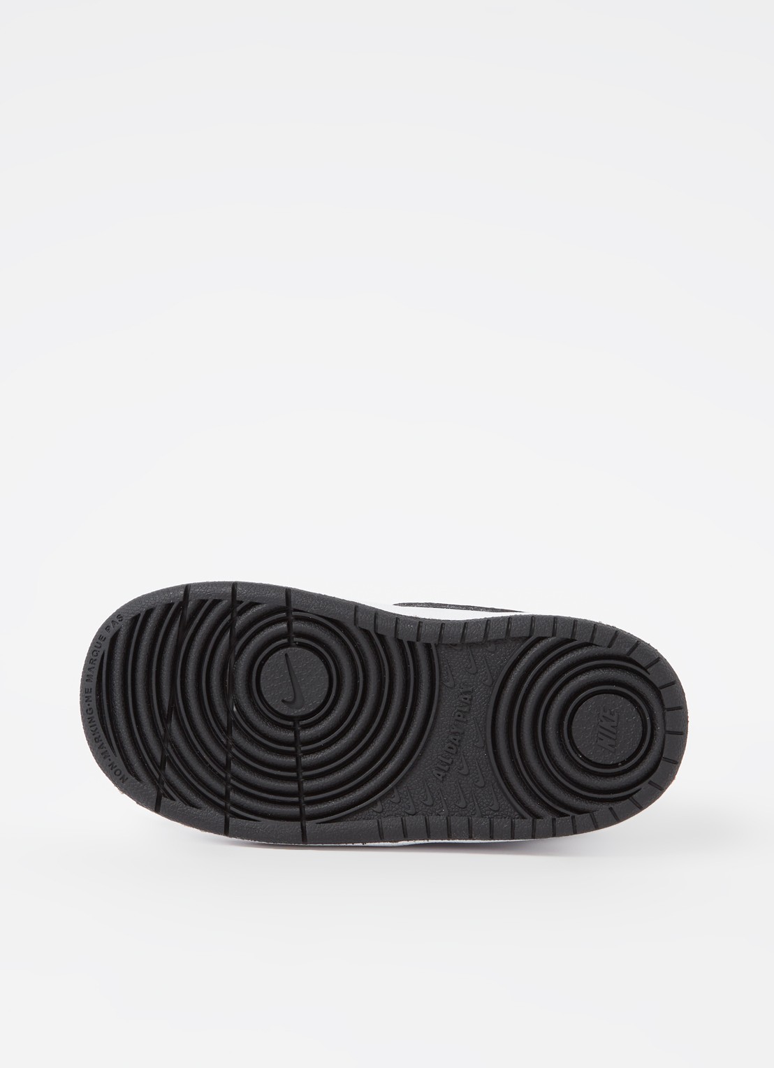 Nike Court Borough sneaker van leer - detail 4 wit
