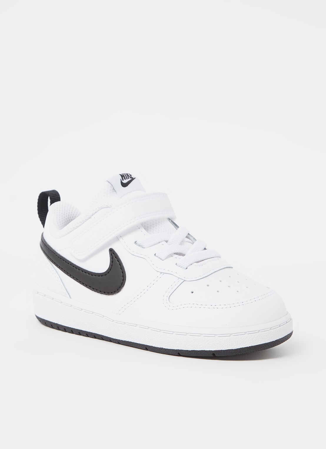 Nike Court Borough sneaker van leer - voorkant wit