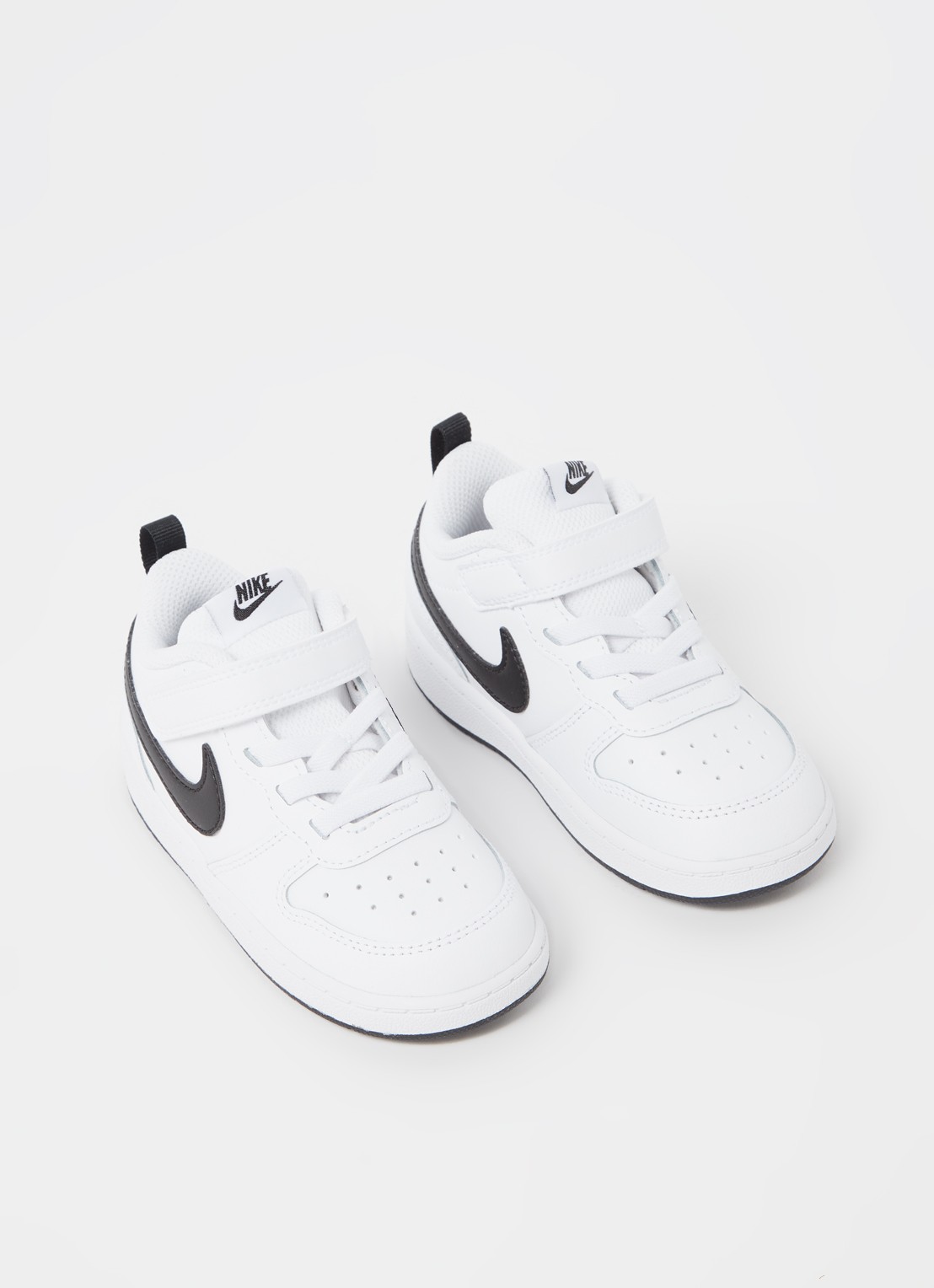 Nike Court Borough sneaker van leer - voorkant 2 wit