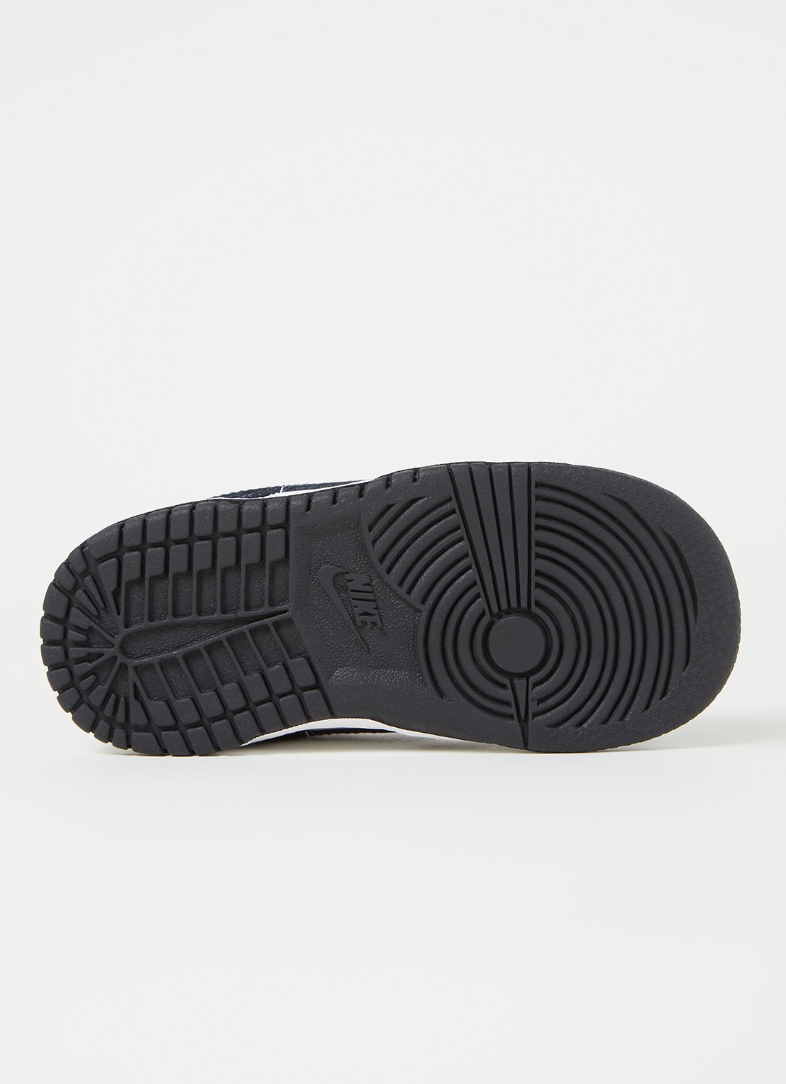 Nike Dunk Low babyschoentje van leer - detail 2 zwart