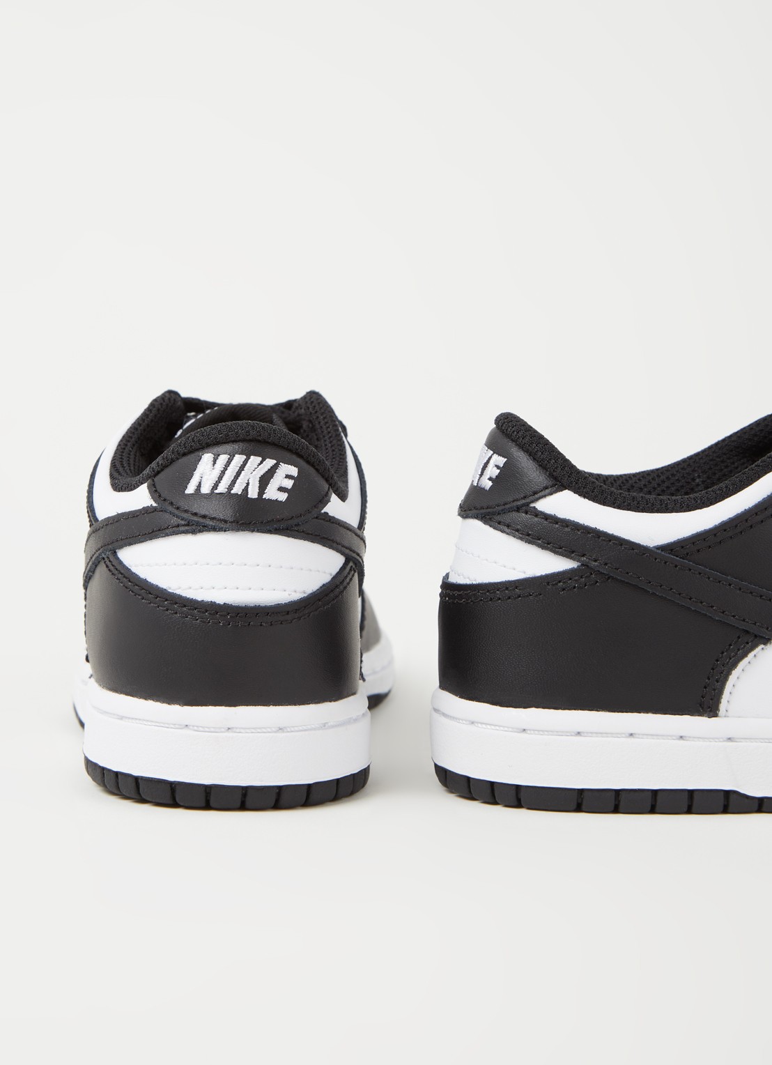 Nike Dunk Low sneaker van leer - detail 3 zwart