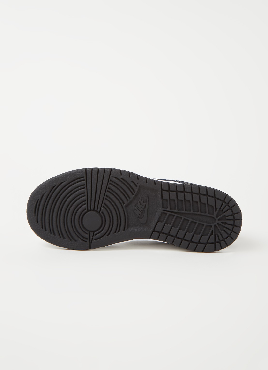 Nike Dunk Low sneaker van leer - detail 4 zwart