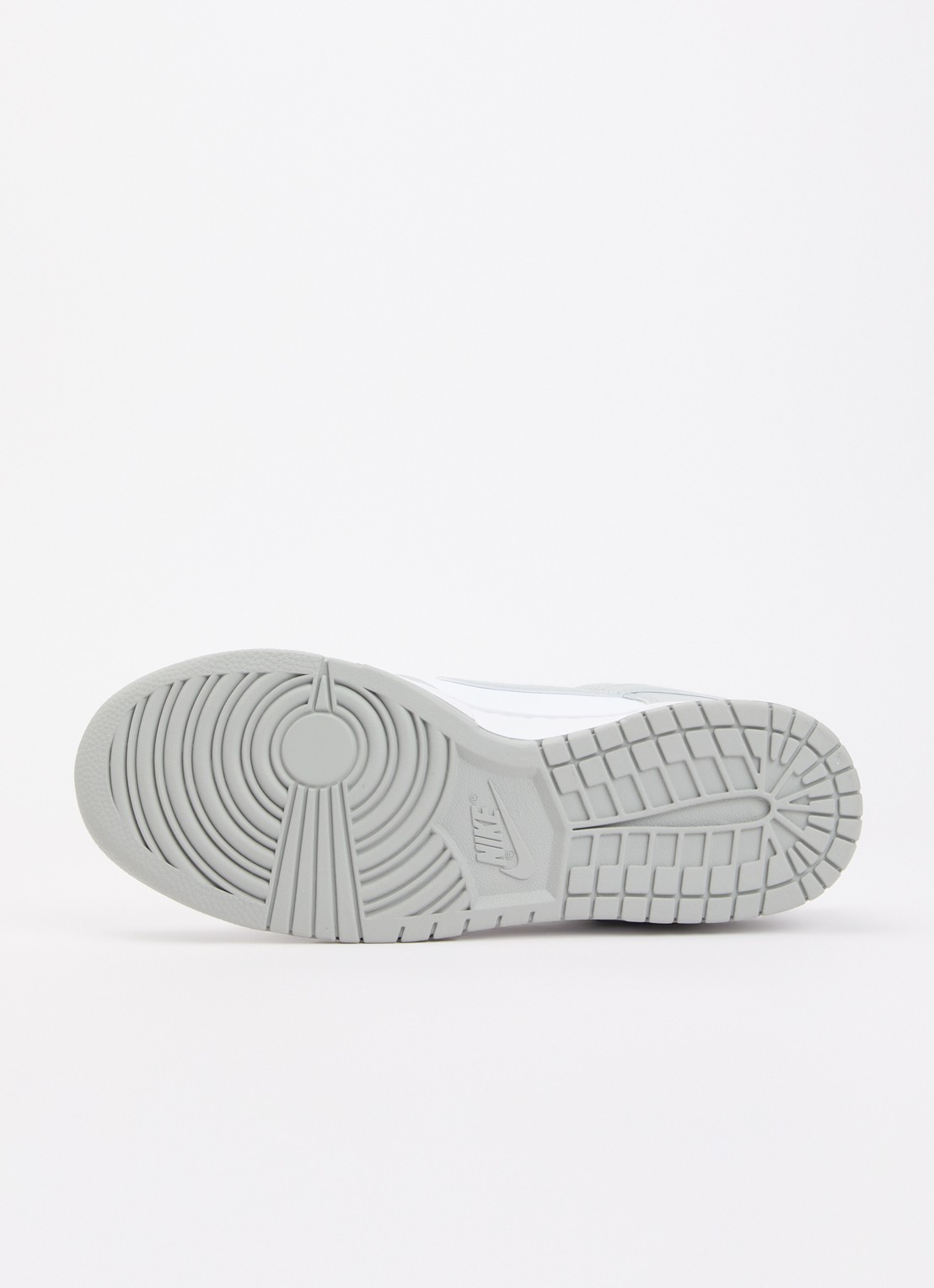 Nike Dunk Low sneaker van leer - detail 4 grijs