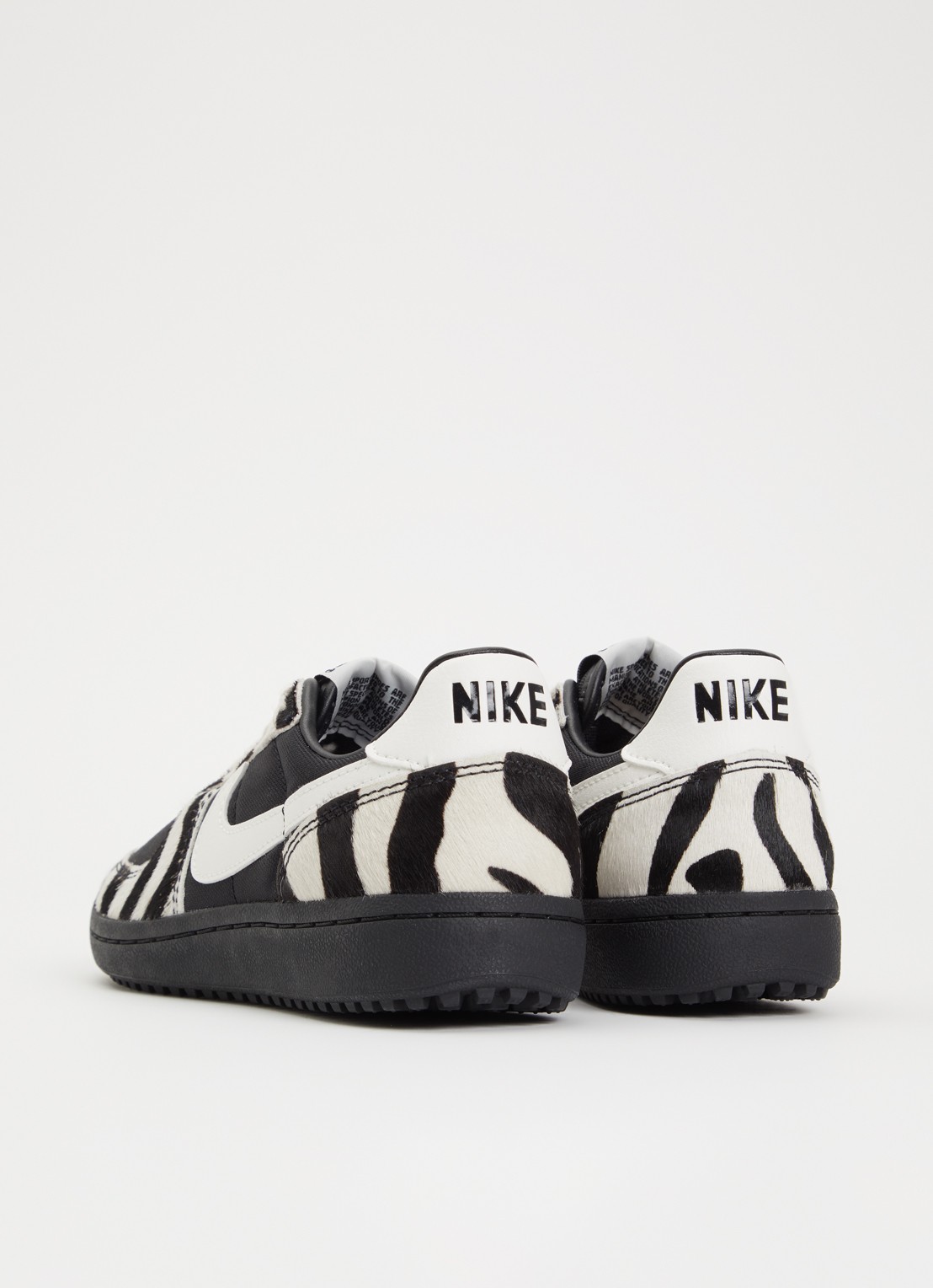 Nike Field General sneaker met dierenprint - achterkant 4 zwart