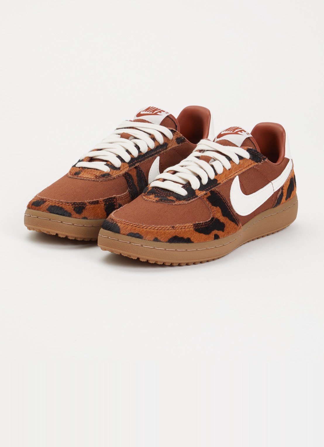 Nike Field General sneaker met dierenprint - detail 3 roestbruin