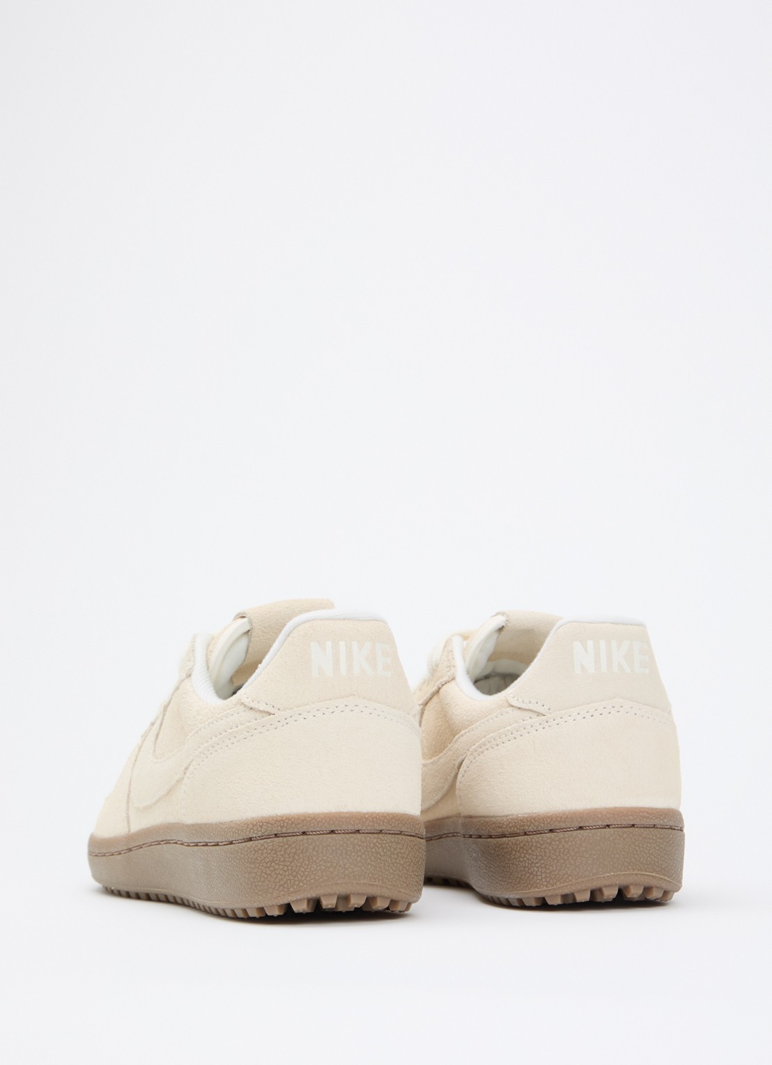 Nike Field General sneaker van suède - achterkant creme