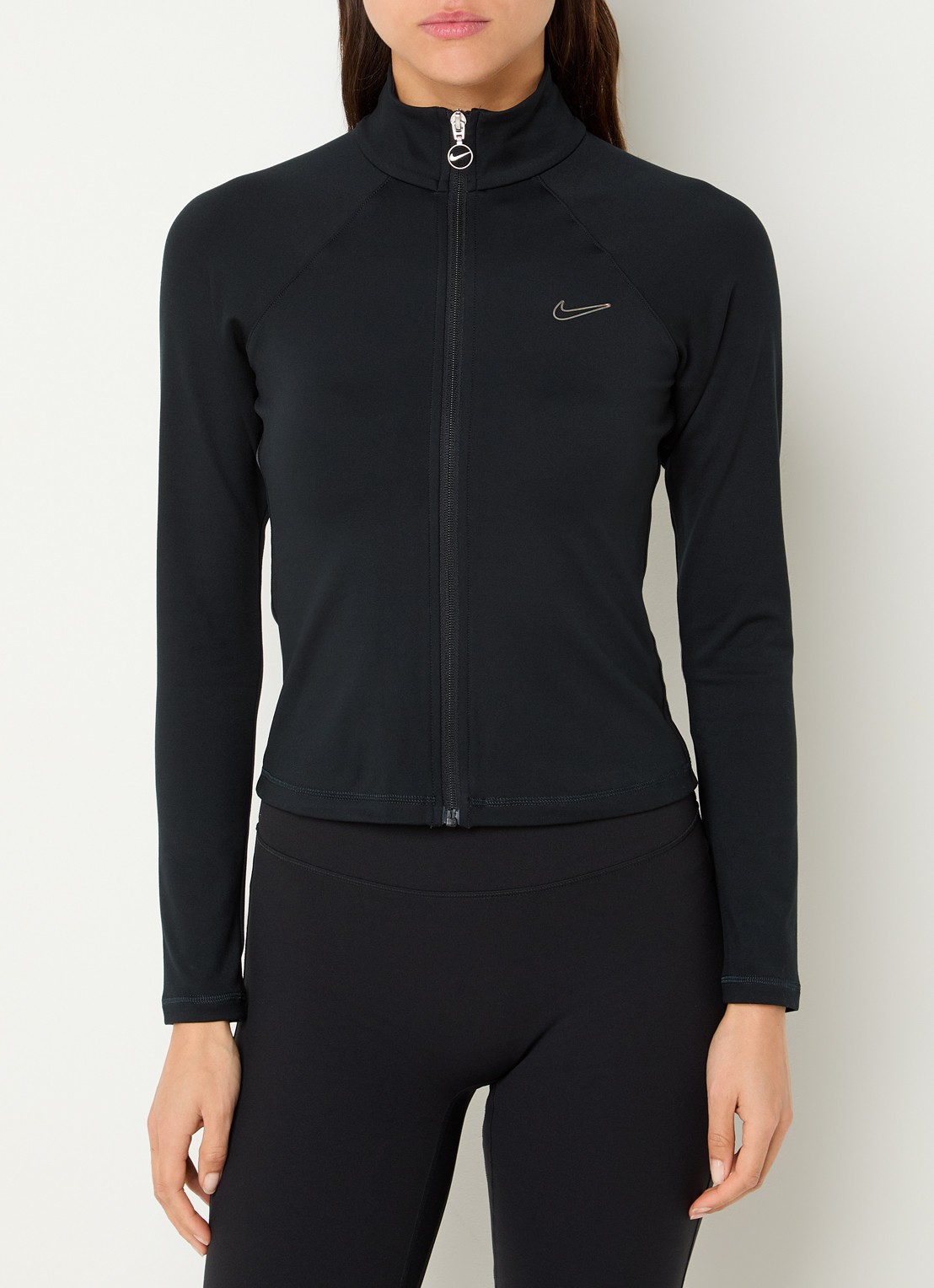 Nike Fitted vest met opstaande kraag - detail 3 zwart