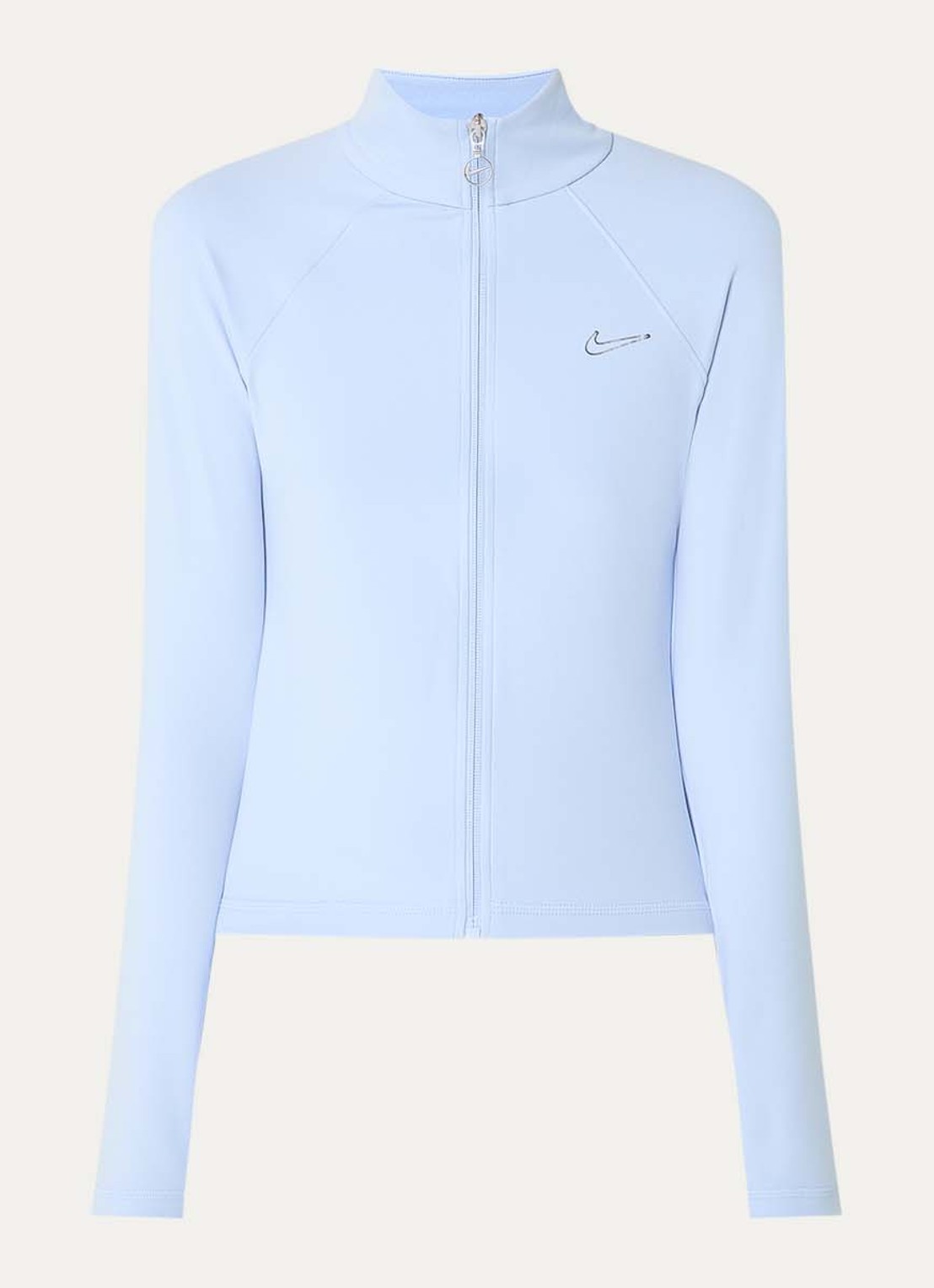 Nike Fitted vest met opstaande kraag - voorkant 2 lichtblauw