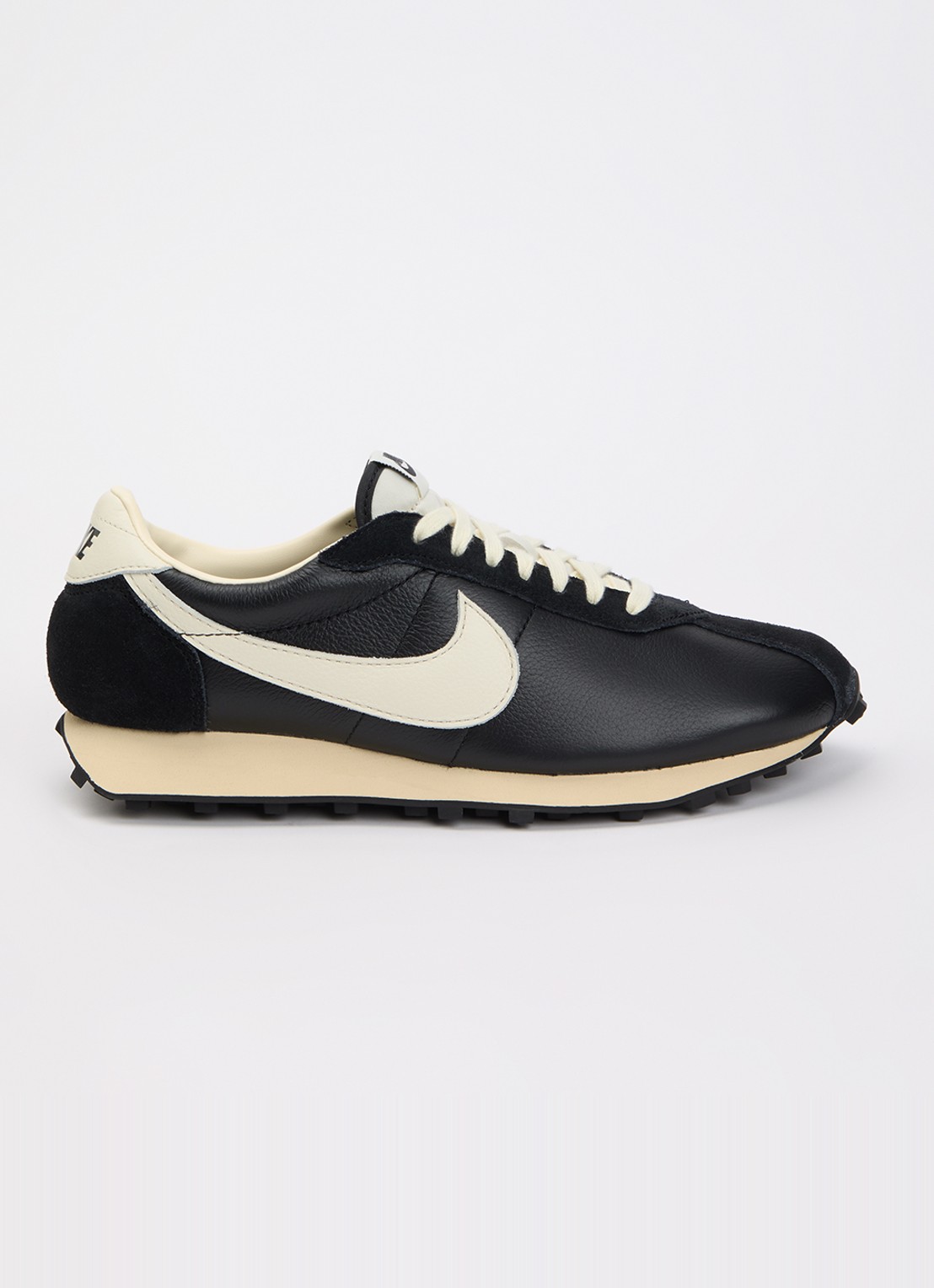 Nike Ld-1000 sneaker van leer met suède details - voorkant 5 zwart