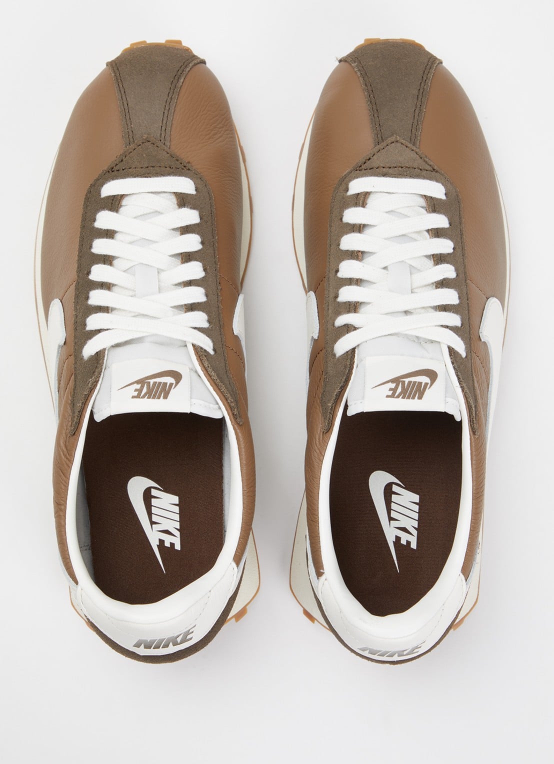Nike Ld-1000 sneaker van leer met suède details - detail 4 bruin