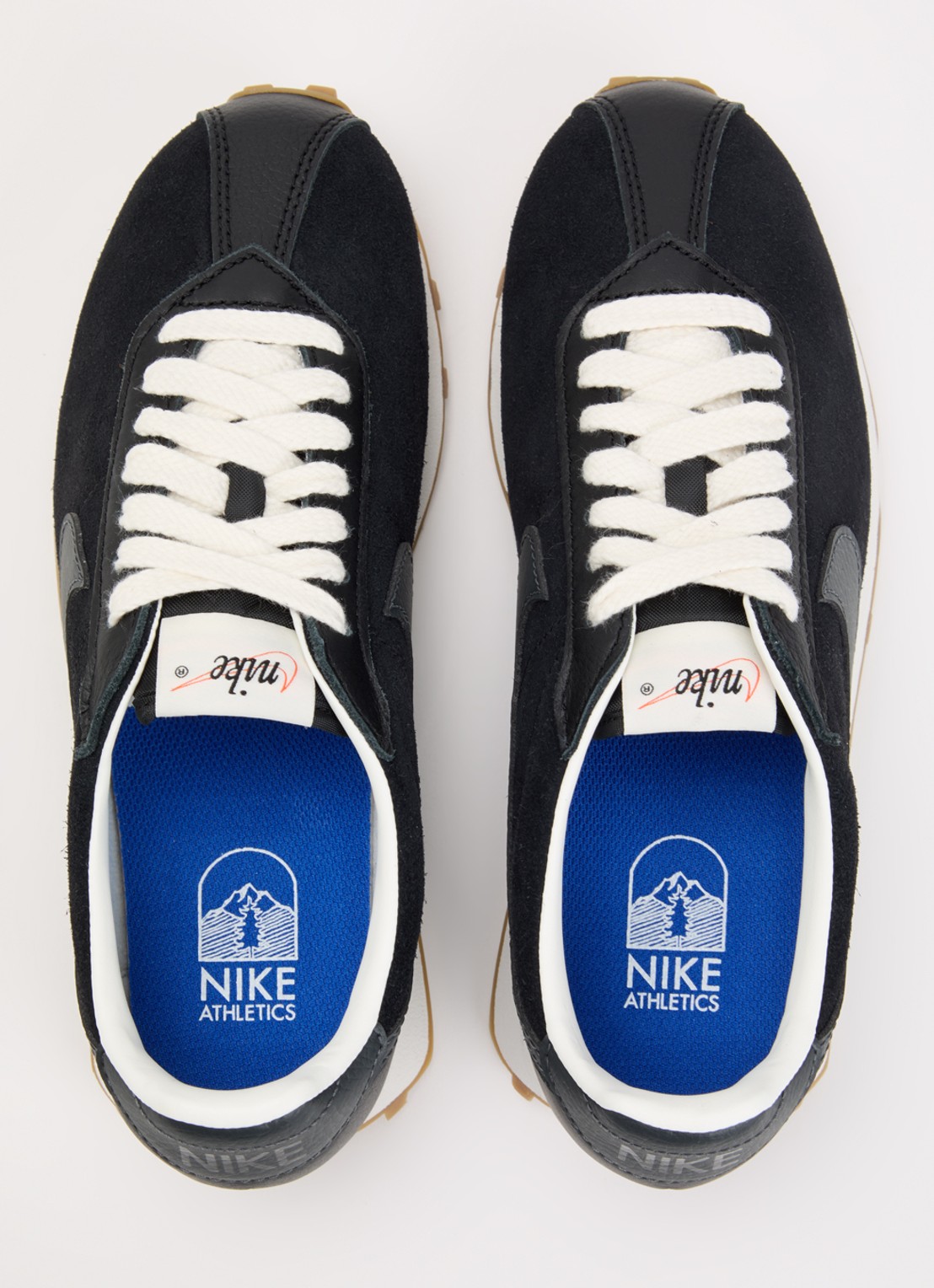 Nike Ld-1000 sneaker van suède met leren details - detail 4 zwart