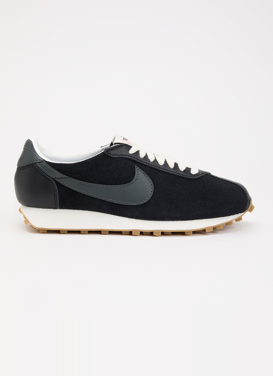 Nike Ld-1000 sneaker van suède met leren details - voorkant 2 zwart