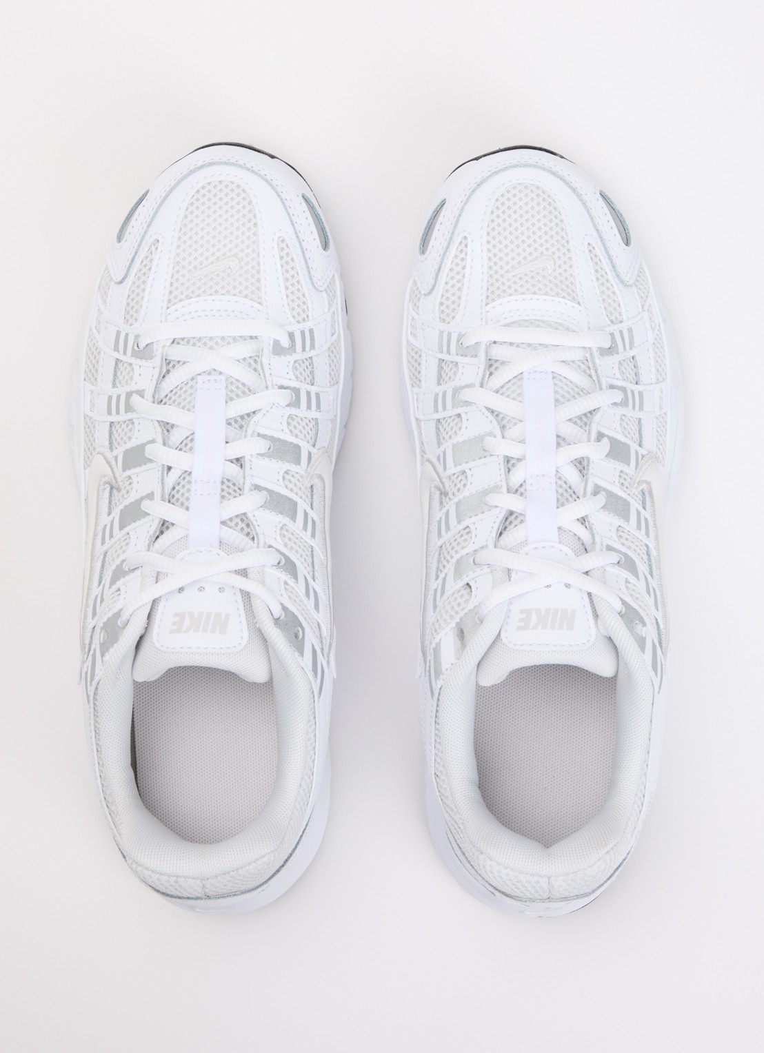 Nike P-6000 sneaker met leren details - detail 4 wit