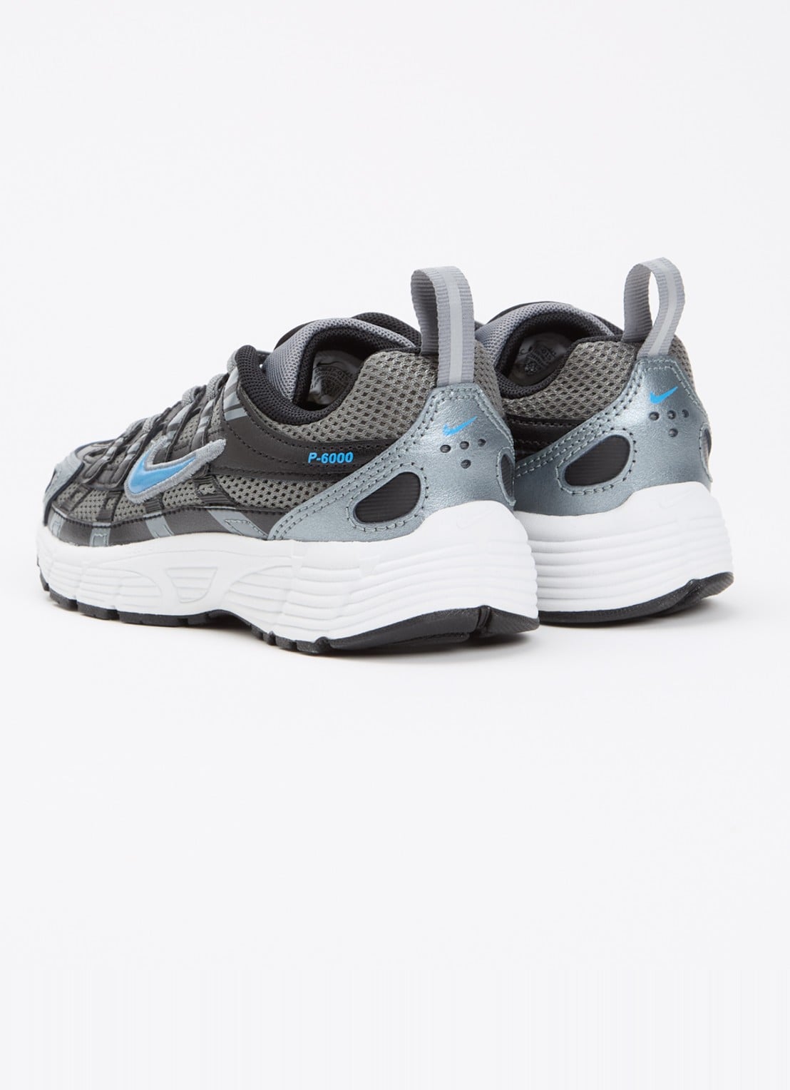 Nike P-6000 sneaker met mesh details - achterkant 3 grijs