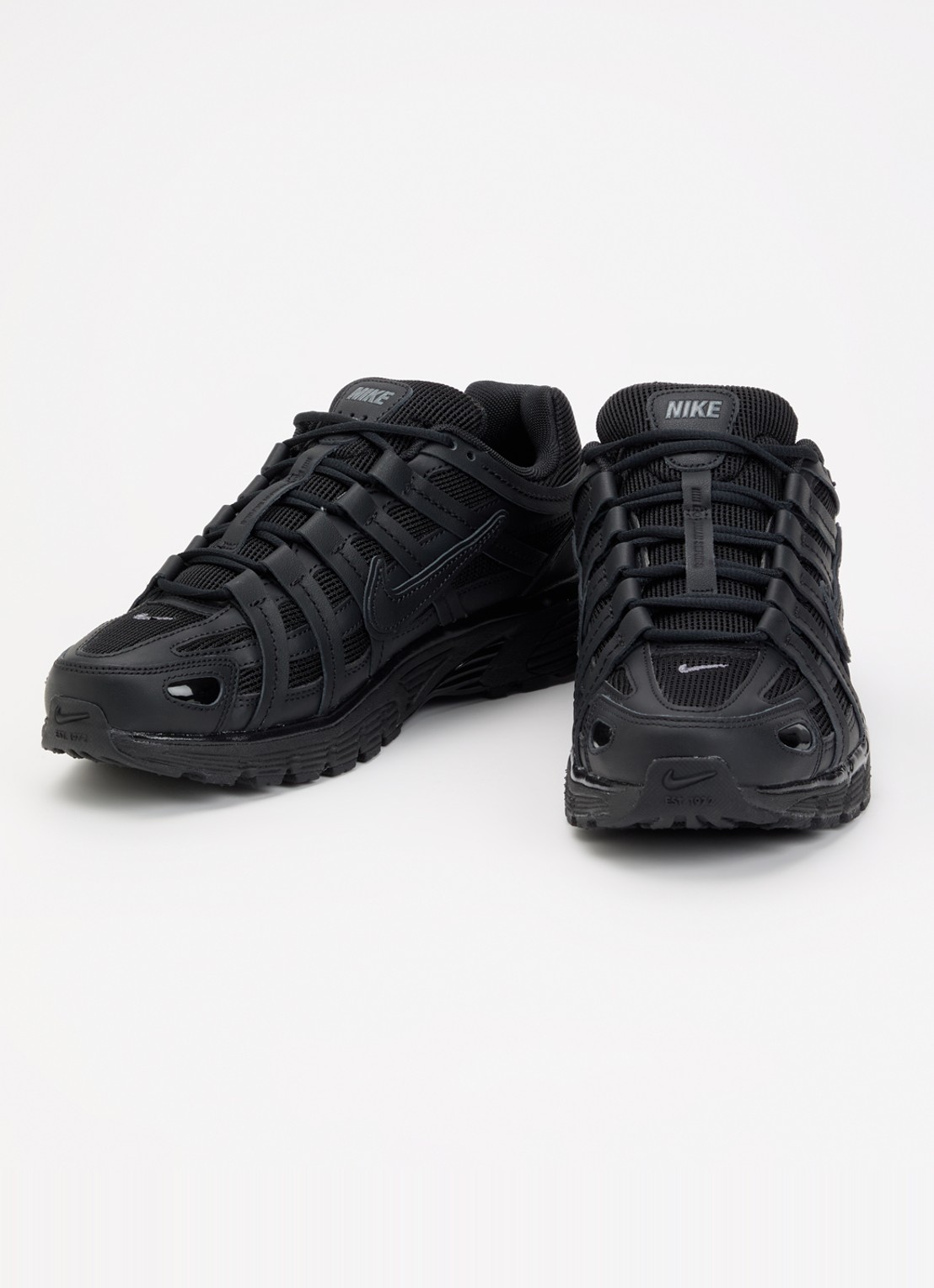 Nike P-6000 sneaker met mesh details - detail 3 zwart