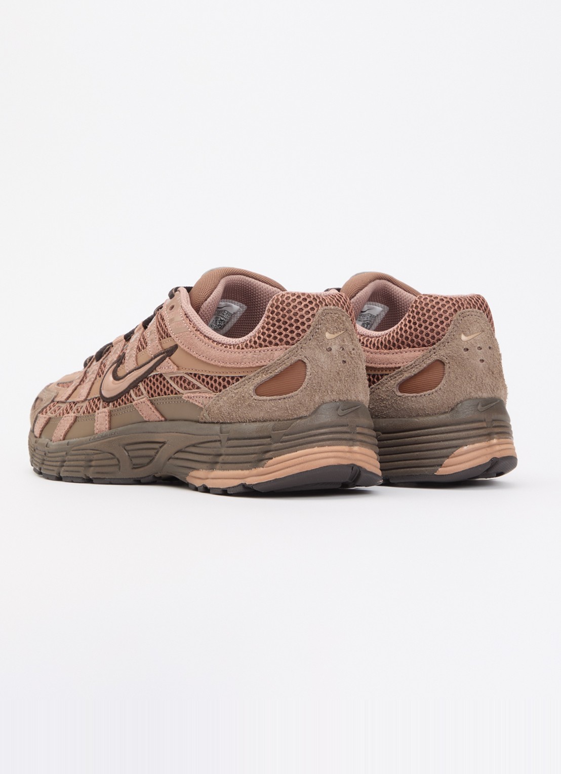 Nike P-6000 sneaker met mesh details - achterkant 5 bruin